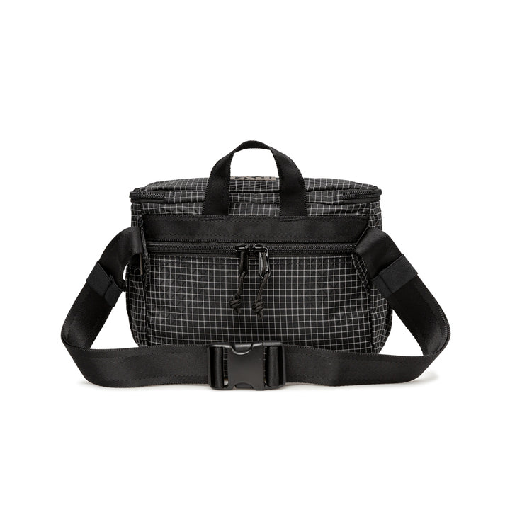 PX Grid Nylon Shoulder Bag | Black