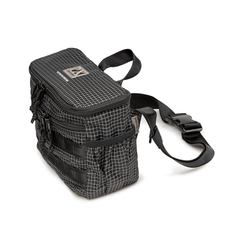 PX Grid Nylon Shoulder Bag | Black