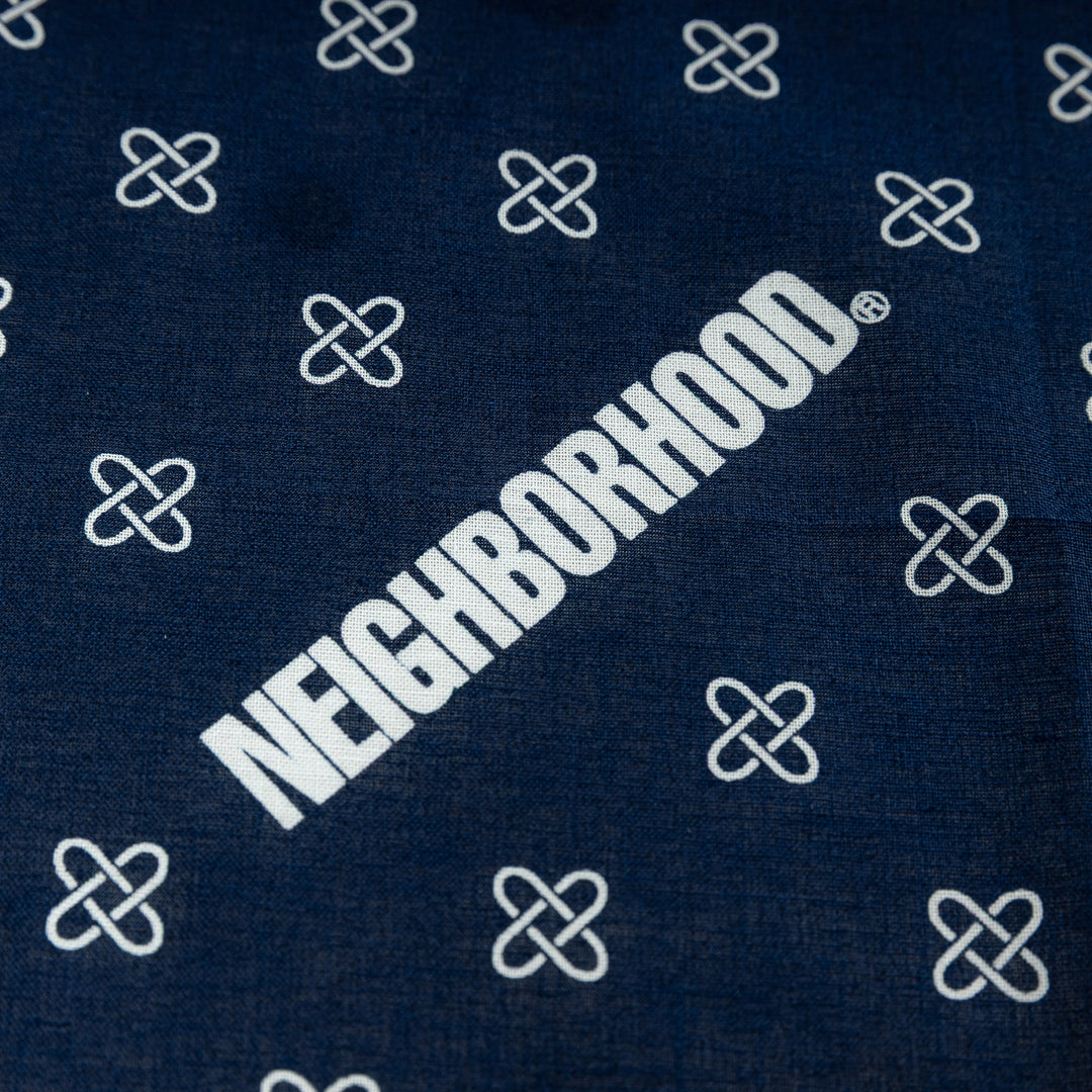 Line Pattern Bandana | Navy