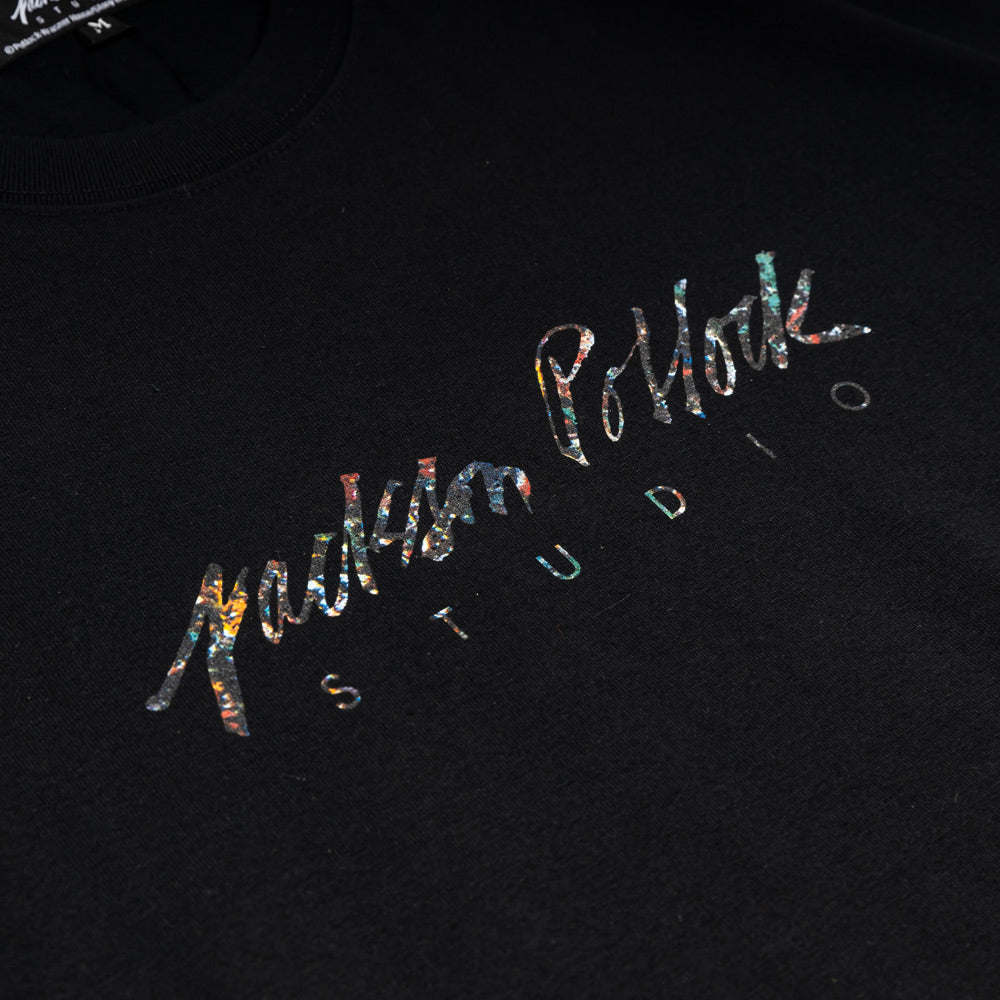 Jackson Pollock Studio 03 Logo Tee | Black