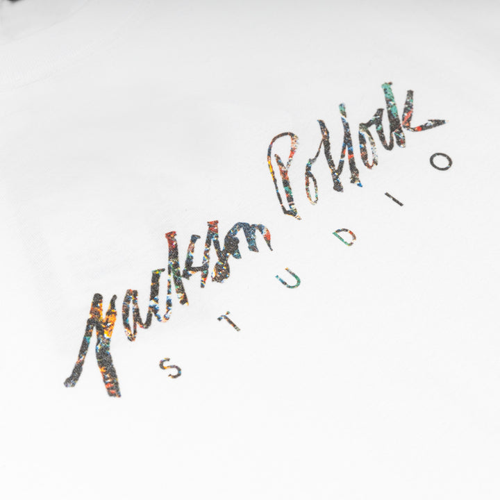 Jackson Pollock Studio 03 Logo Tee | White