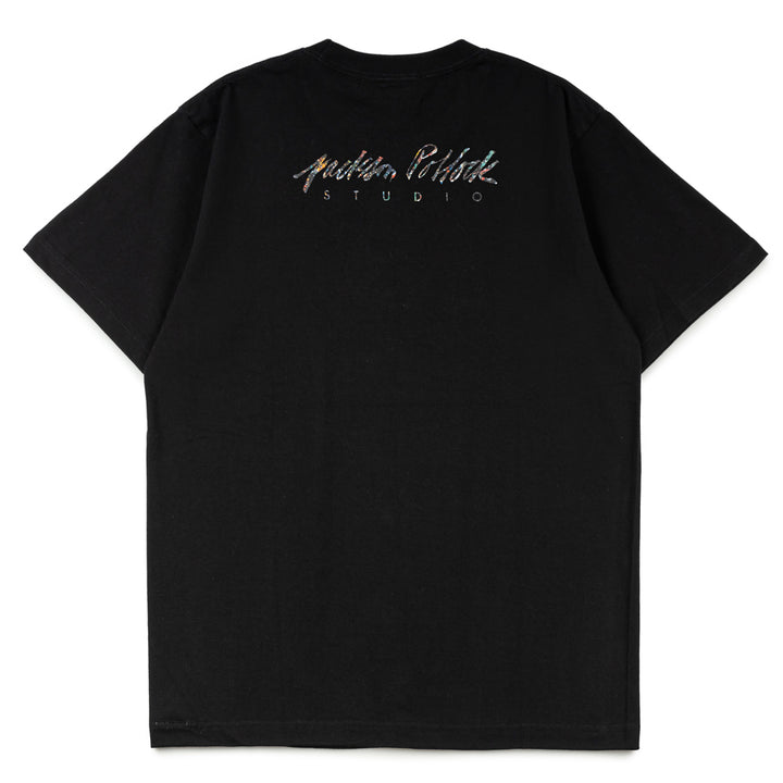 Jackson Pollock Studio 03 Pocket Tee | Black