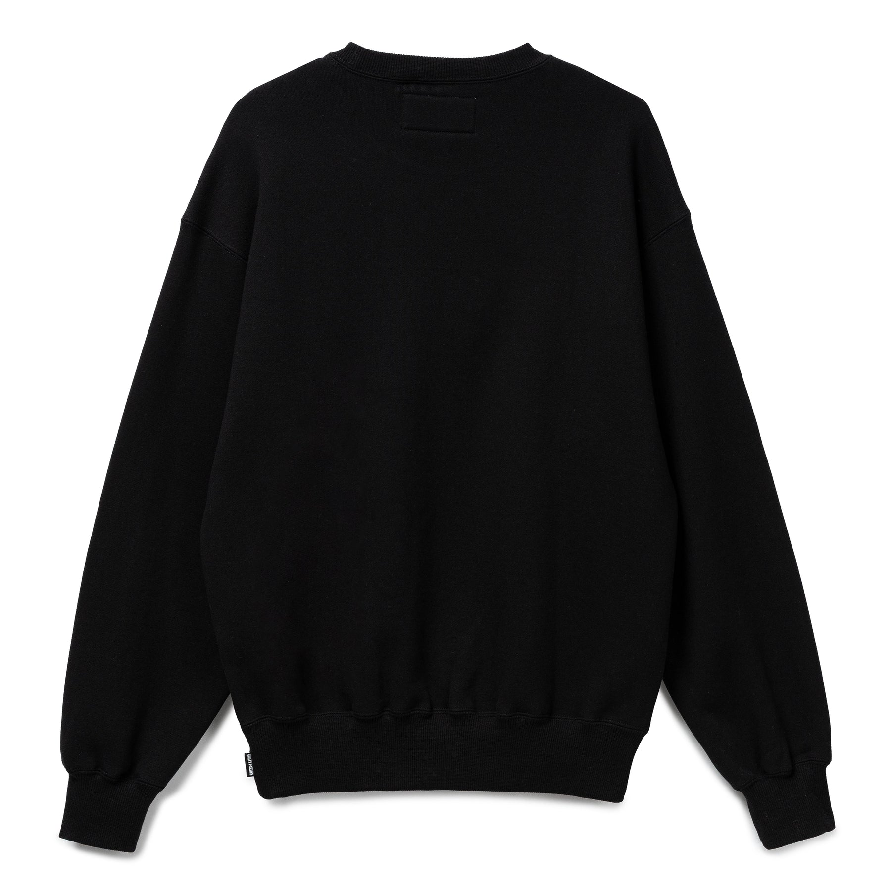 Wacko Maria Middle Weight Crew Neck Sweatshirt (Type-1) | Black