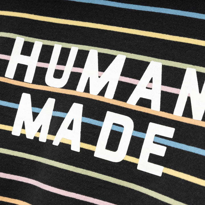 Multi Striped Sweatshirt | Black