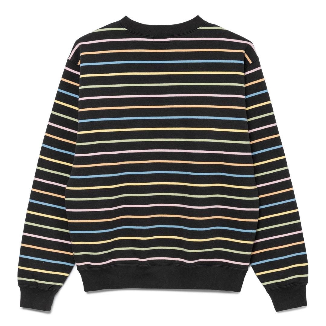 Multi Striped Sweatshirt | Black
