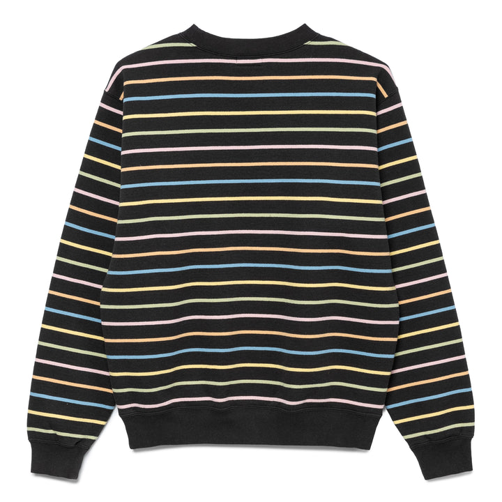 Multi Striped Sweatshirt | Black