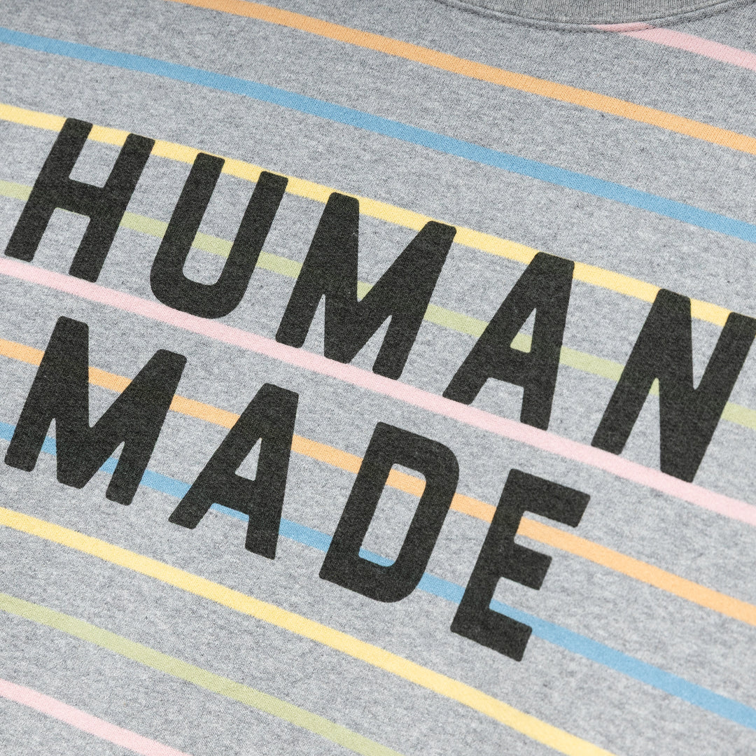 Multi Striped Sweatshirt | Grey