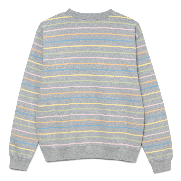Multi Striped Sweatshirt | Grey