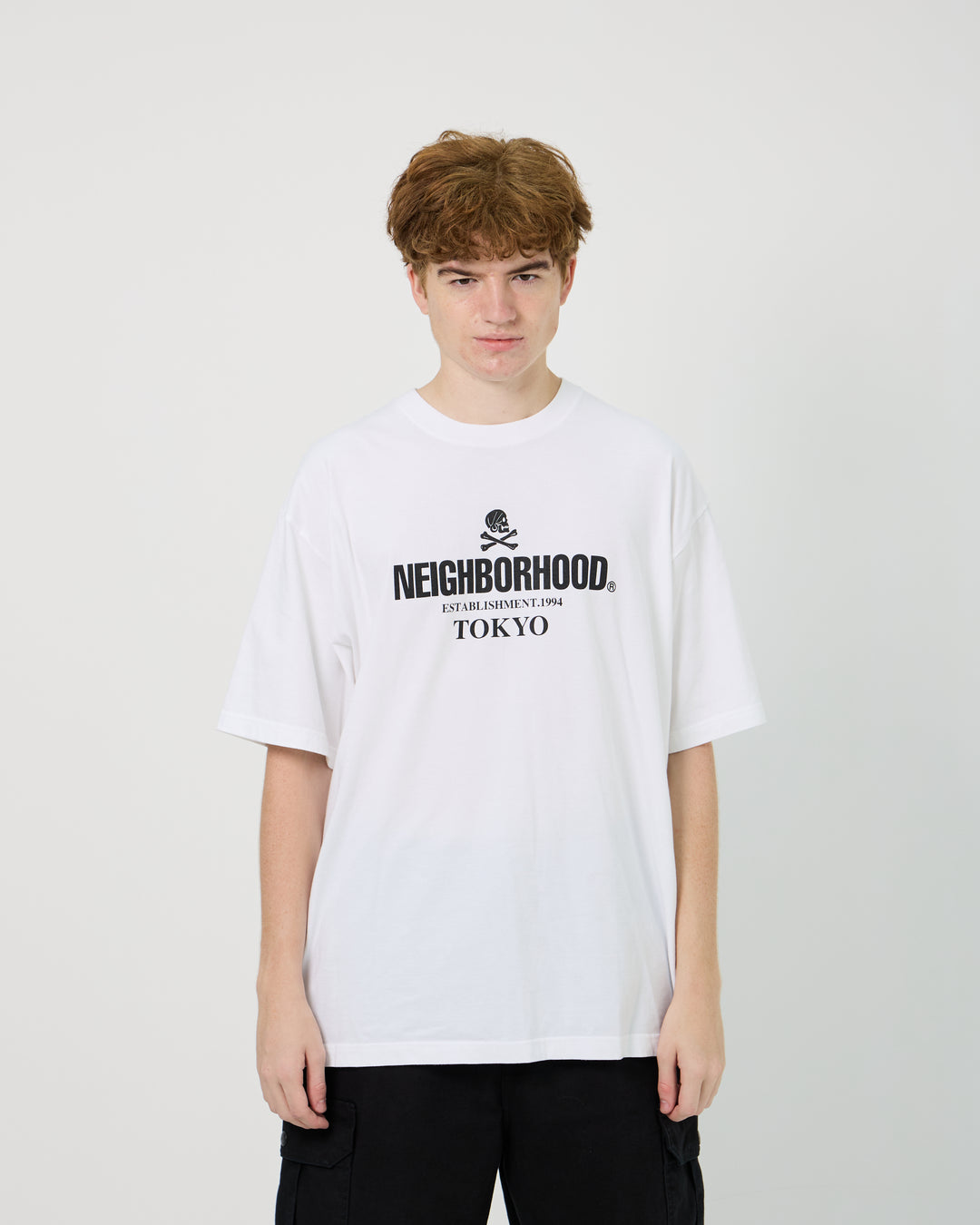 NH 251 SPOT . SS-4 Tee | White