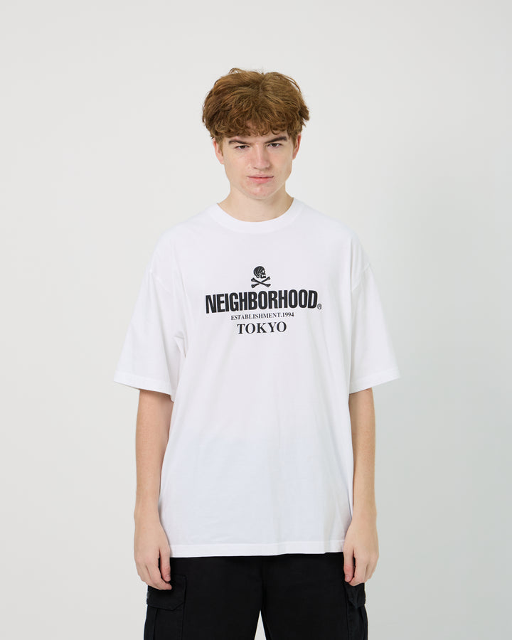 NH 251 SPOT . SS-4 Tee | White