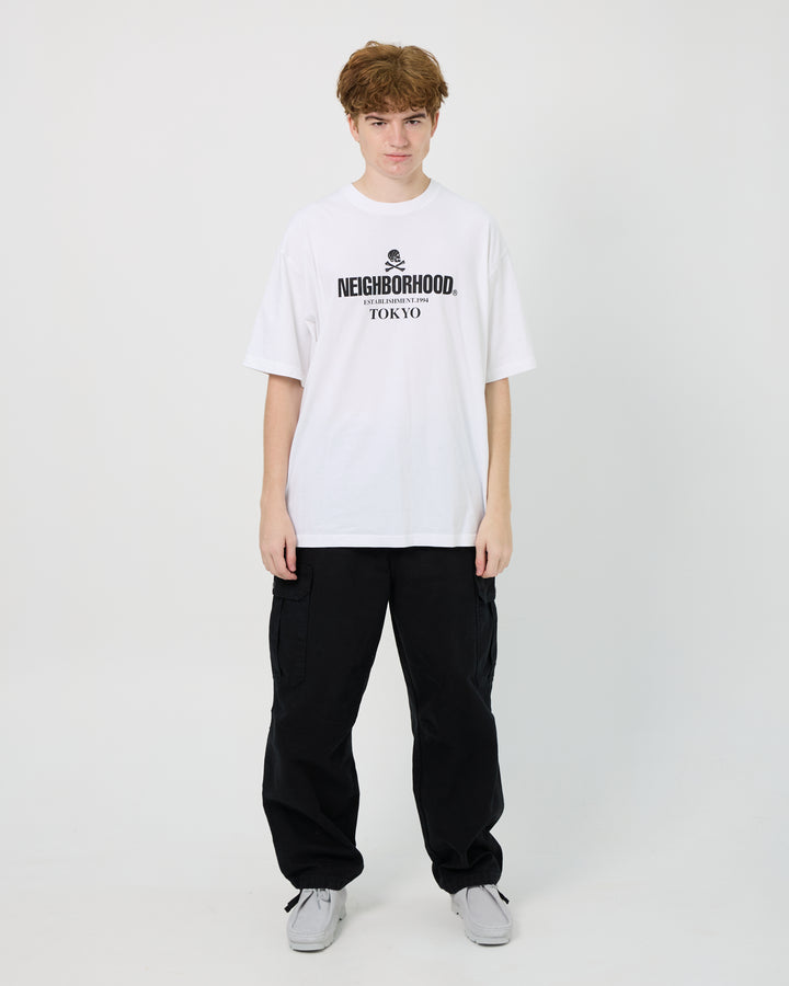 NH 251 SPOT . SS-4 Tee | White