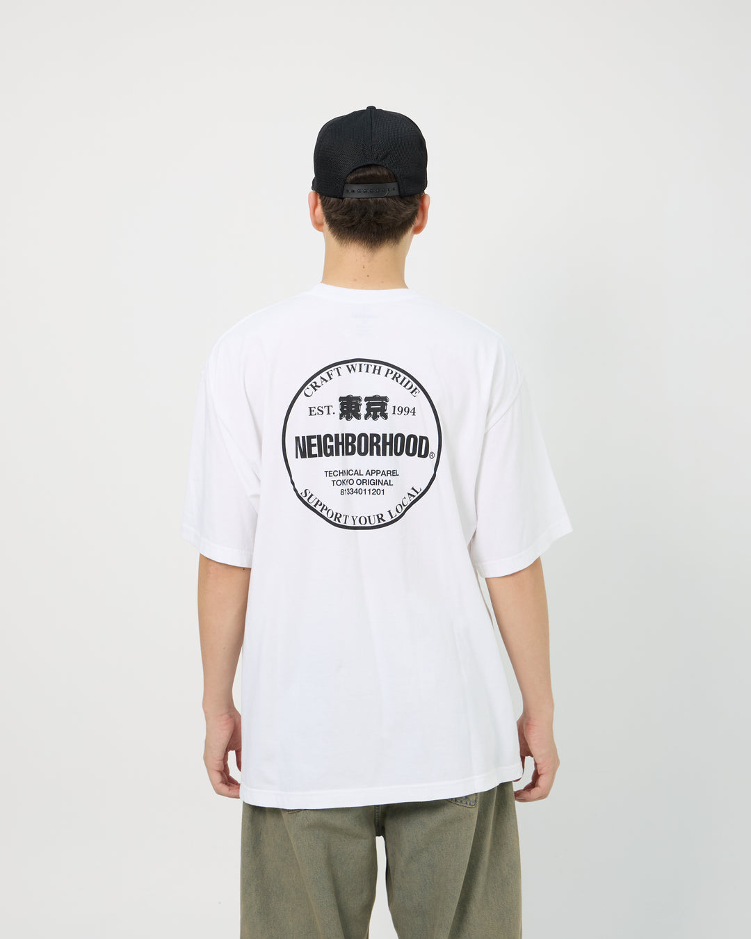 NH 251 SPOT . SS-6 Tee | White