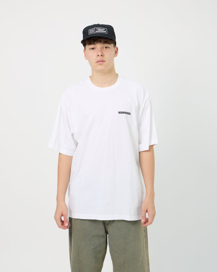 NH 251 SPOT . SS-6 Tee | White