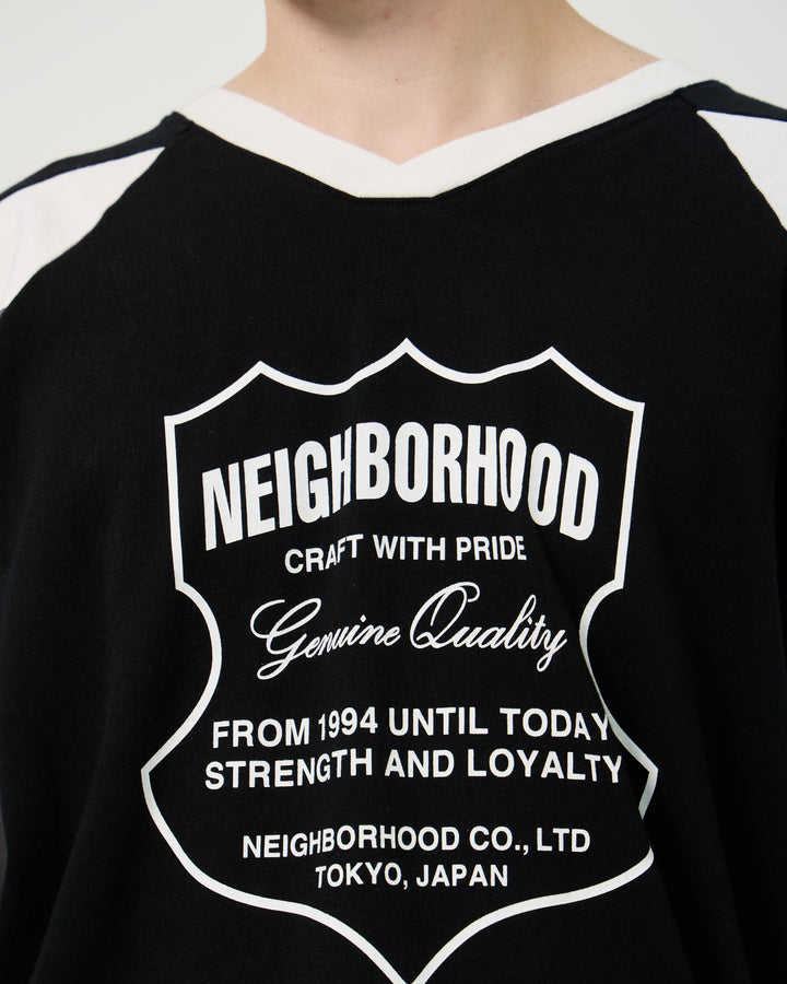Hockey L/S Tee | Black