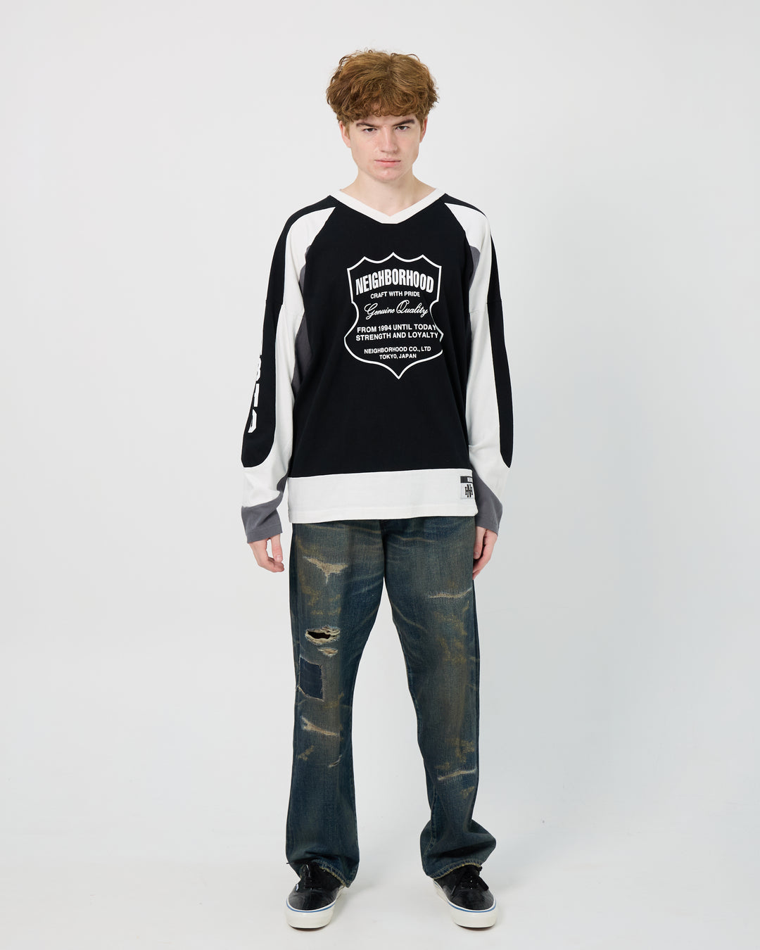 Hockey L/S Tee | Black