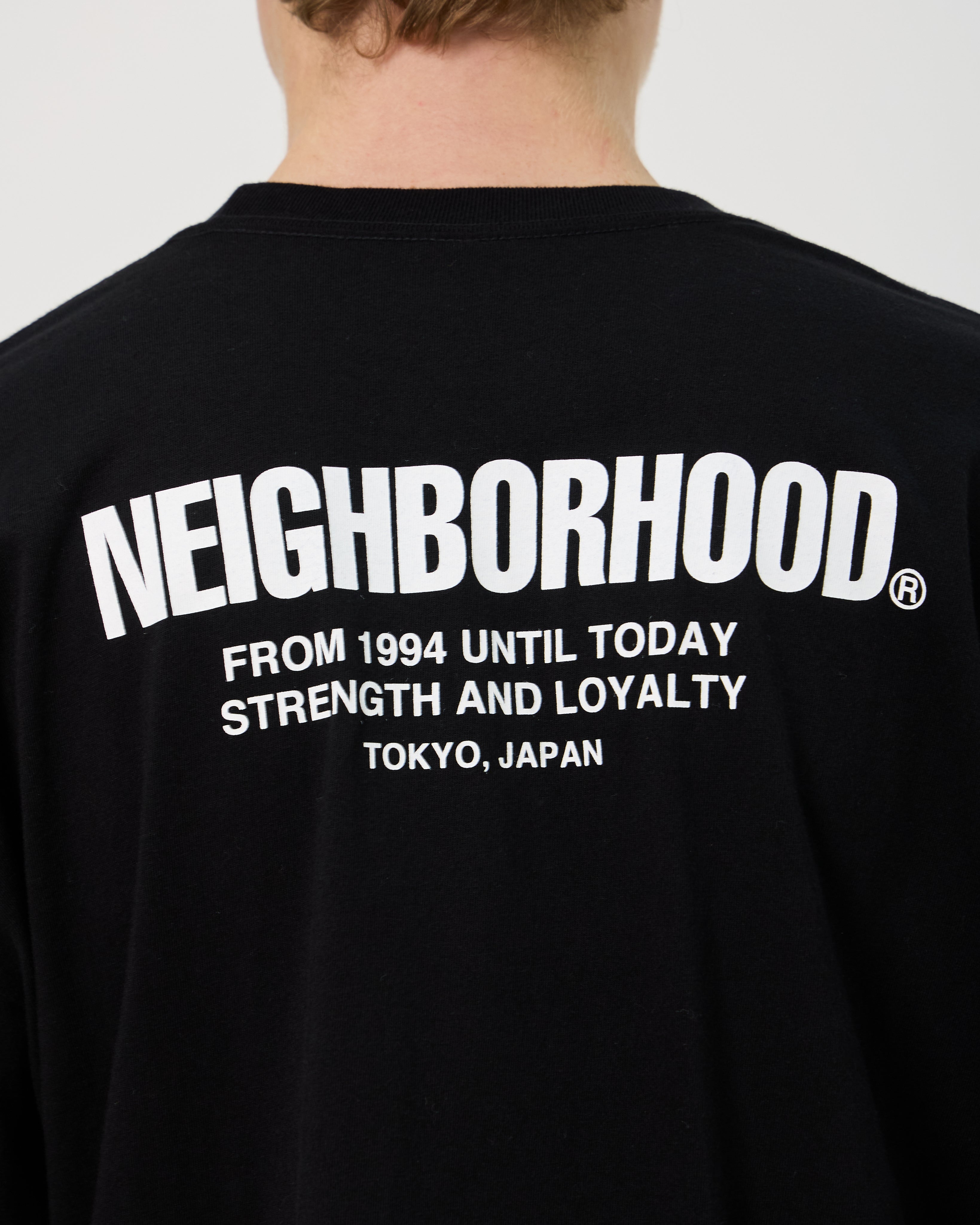 neighborhood tee 黒 NEIGHBORHOOD|ネイバーフッド】NH . TEE SS-1 (BLACK)正規取扱店 滝沢