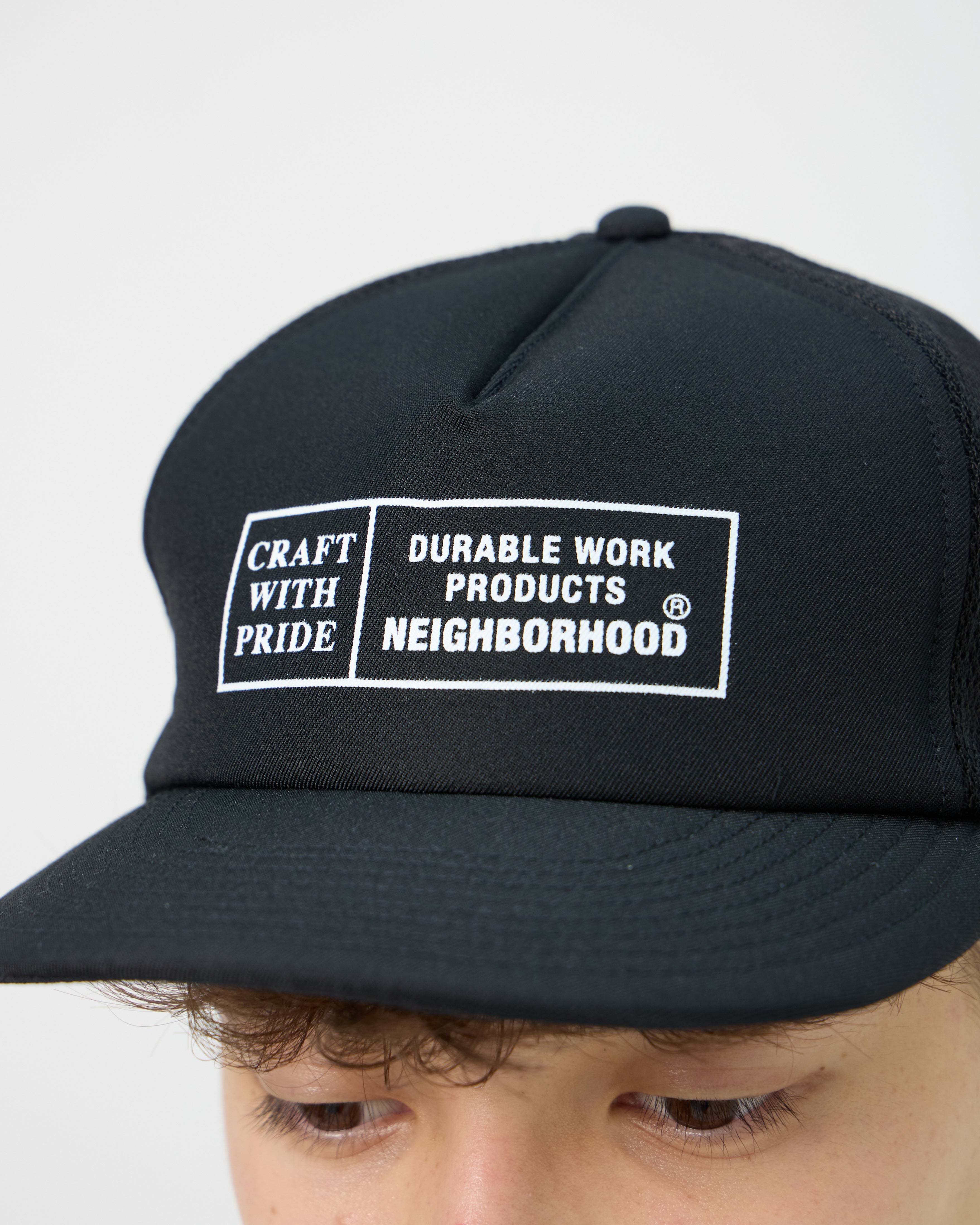 Neighborhood Mesh Cap | Black