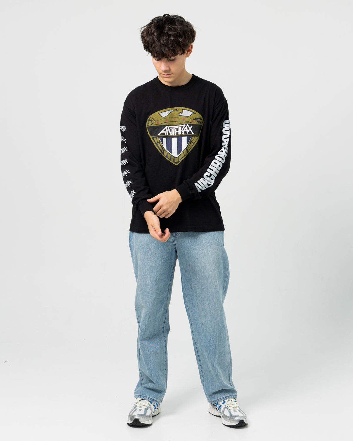 Neighborhood X Anthrax. LS-2 Tee | Black – CROSSOVER