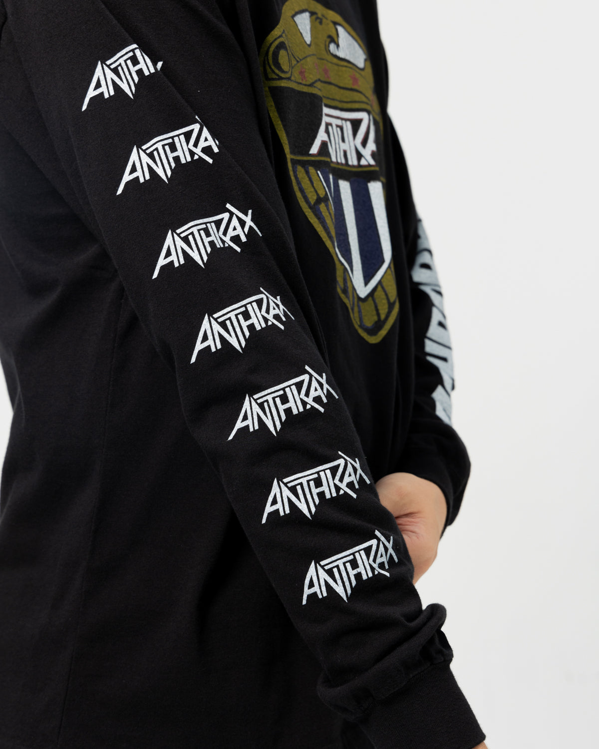 Neighborhood X Anthrax. LS-2 Tee | Black – CROSSOVER