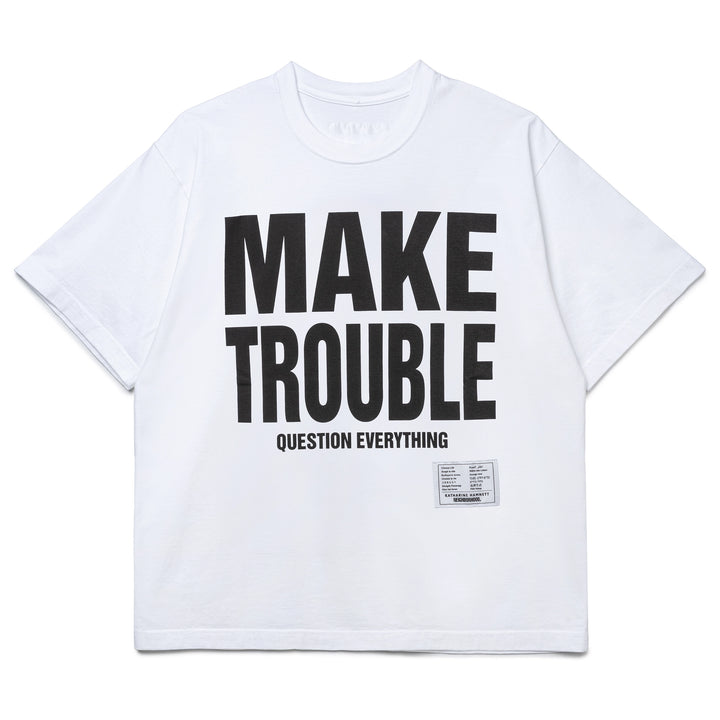 NH X Katharine Hamnett . Crewneck SS-2 | White