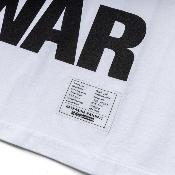 NH X Katharine Hamnett . Crewneck SS-3 | White