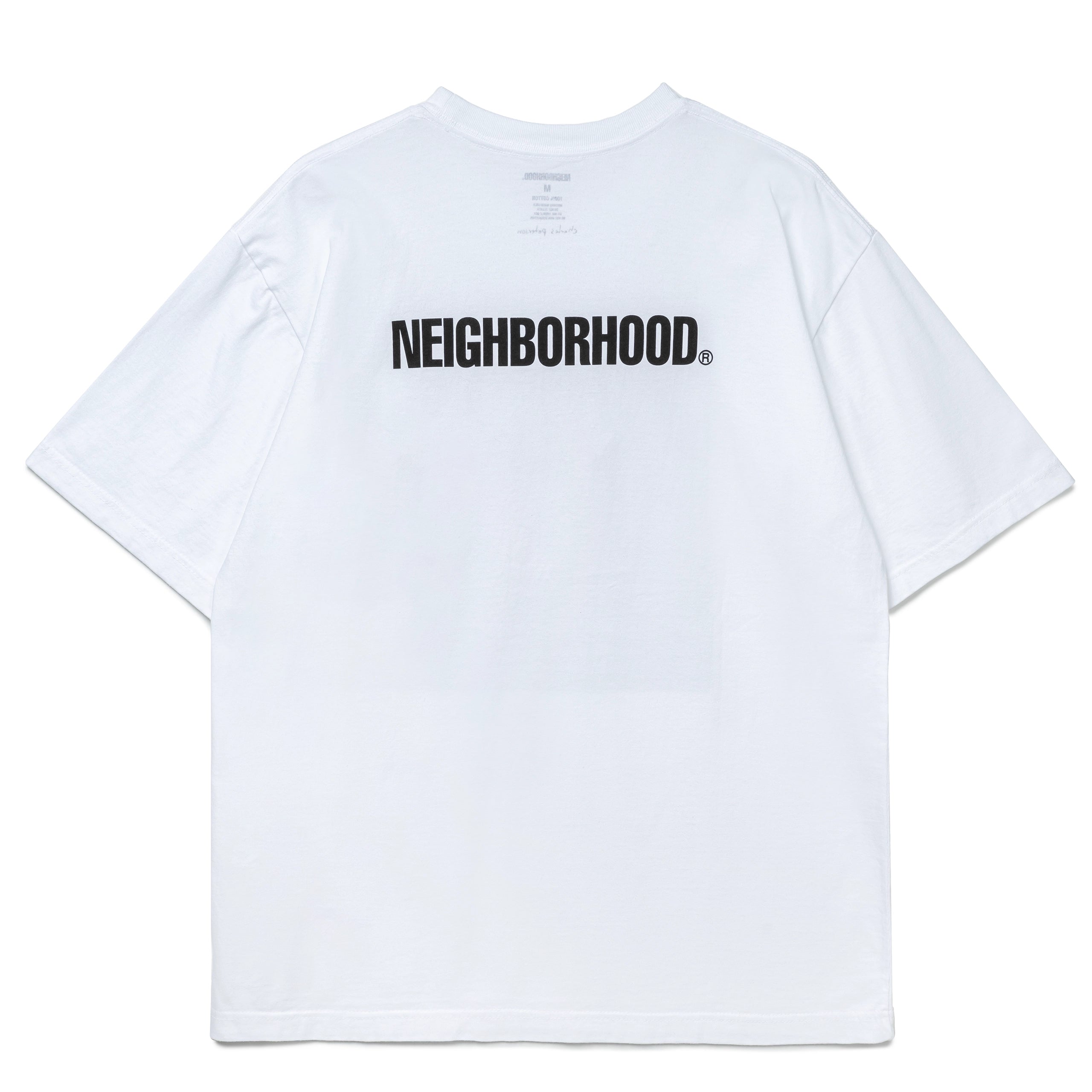 NH X CHARLES PETERSON . TEE SS-4 BLACK Neighborhood x Charles