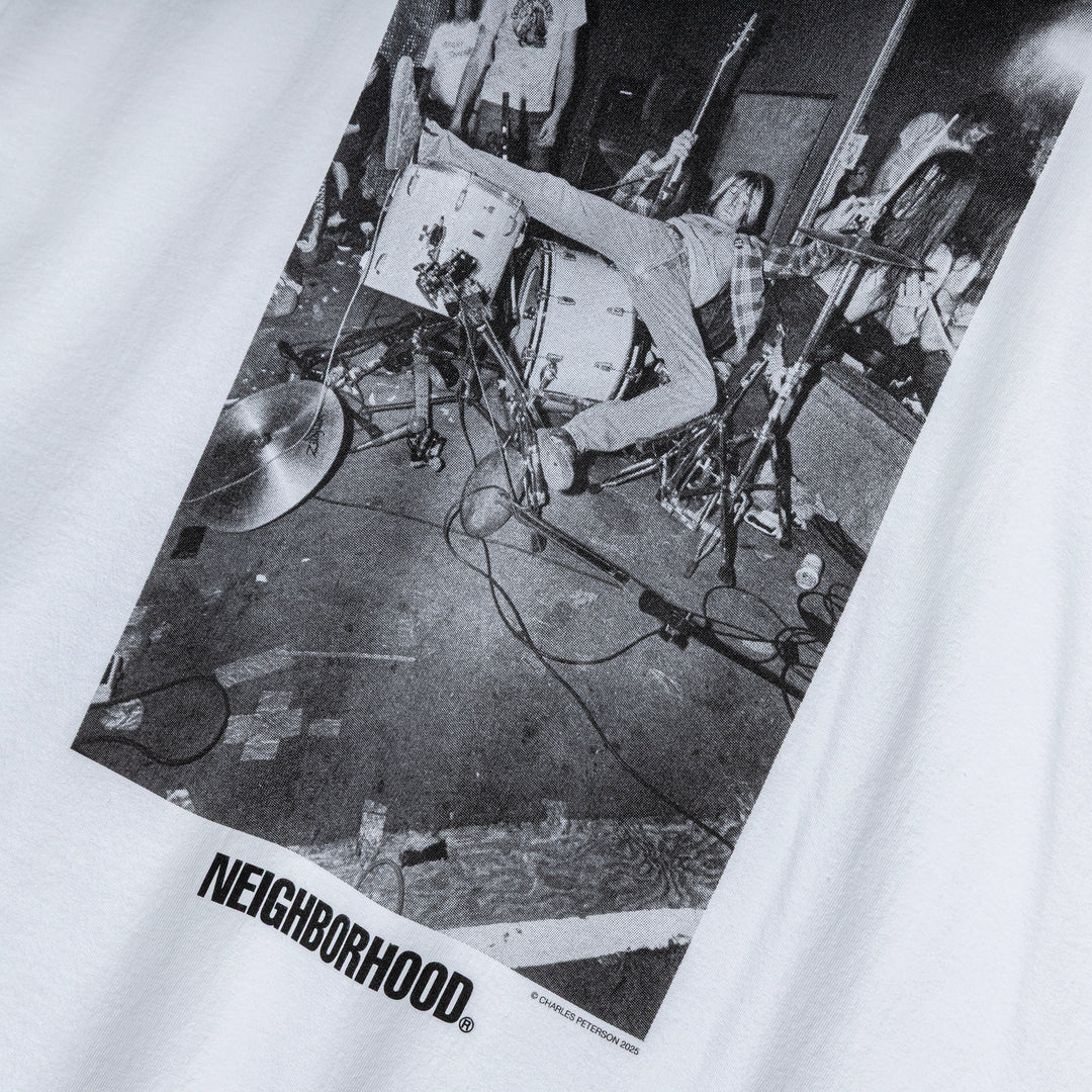 NH x Charles Peterson . SS-3 Tee | White