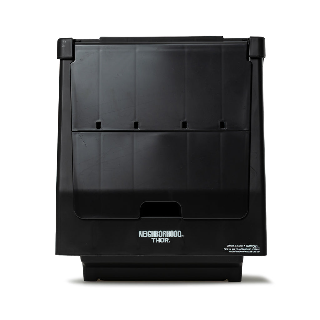 ☆NH X THOR.STACKING SHELF CONTAINER 20L Neighborhood x THOR . Stacking Shelf Container 20L | Black