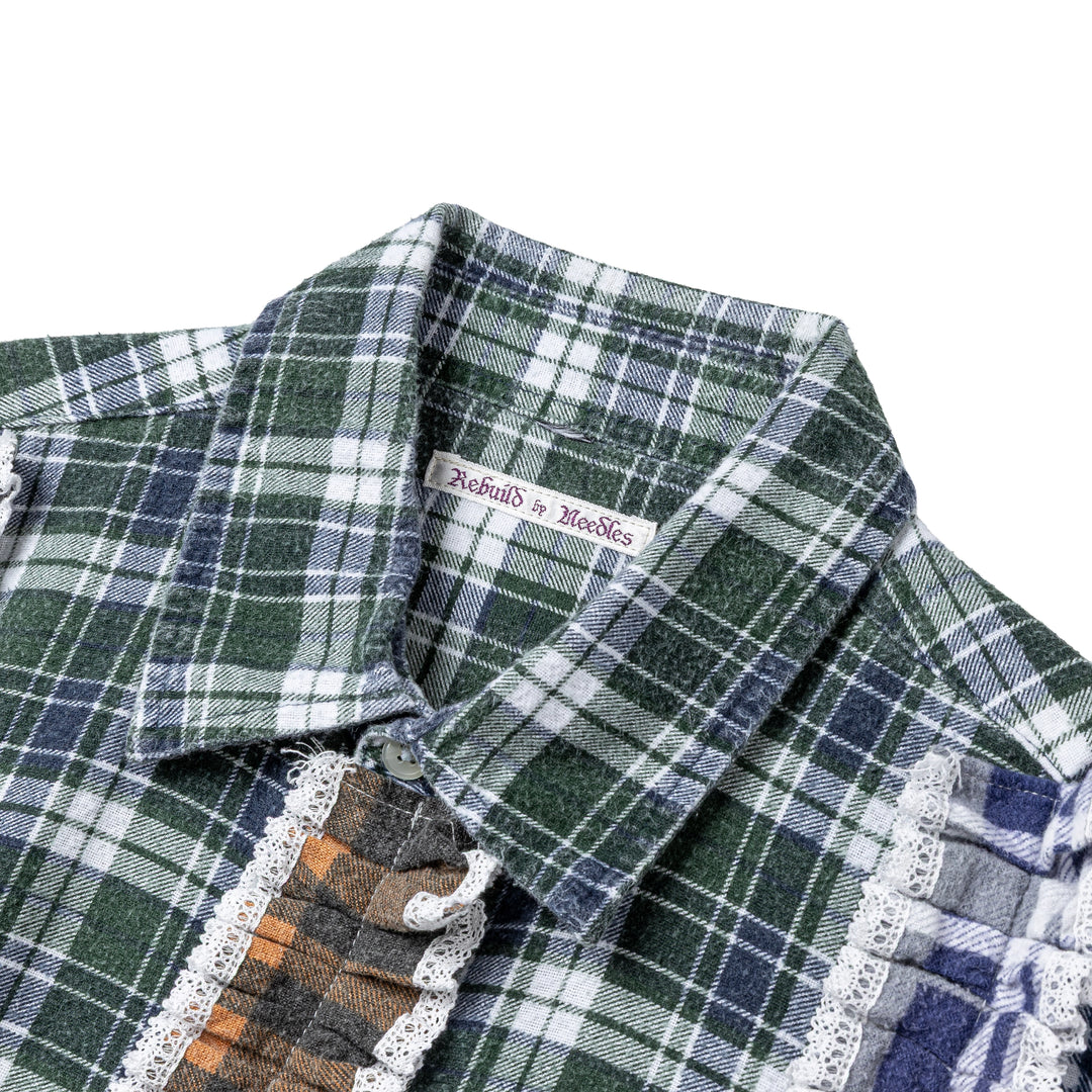 5 Cuts Frill Flannel L/S Shirt | Assorted