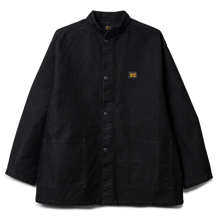 Moleskin Stand Collar Coverall | Black