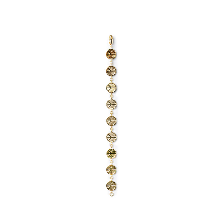 Peace Bracelet | Gold Plate