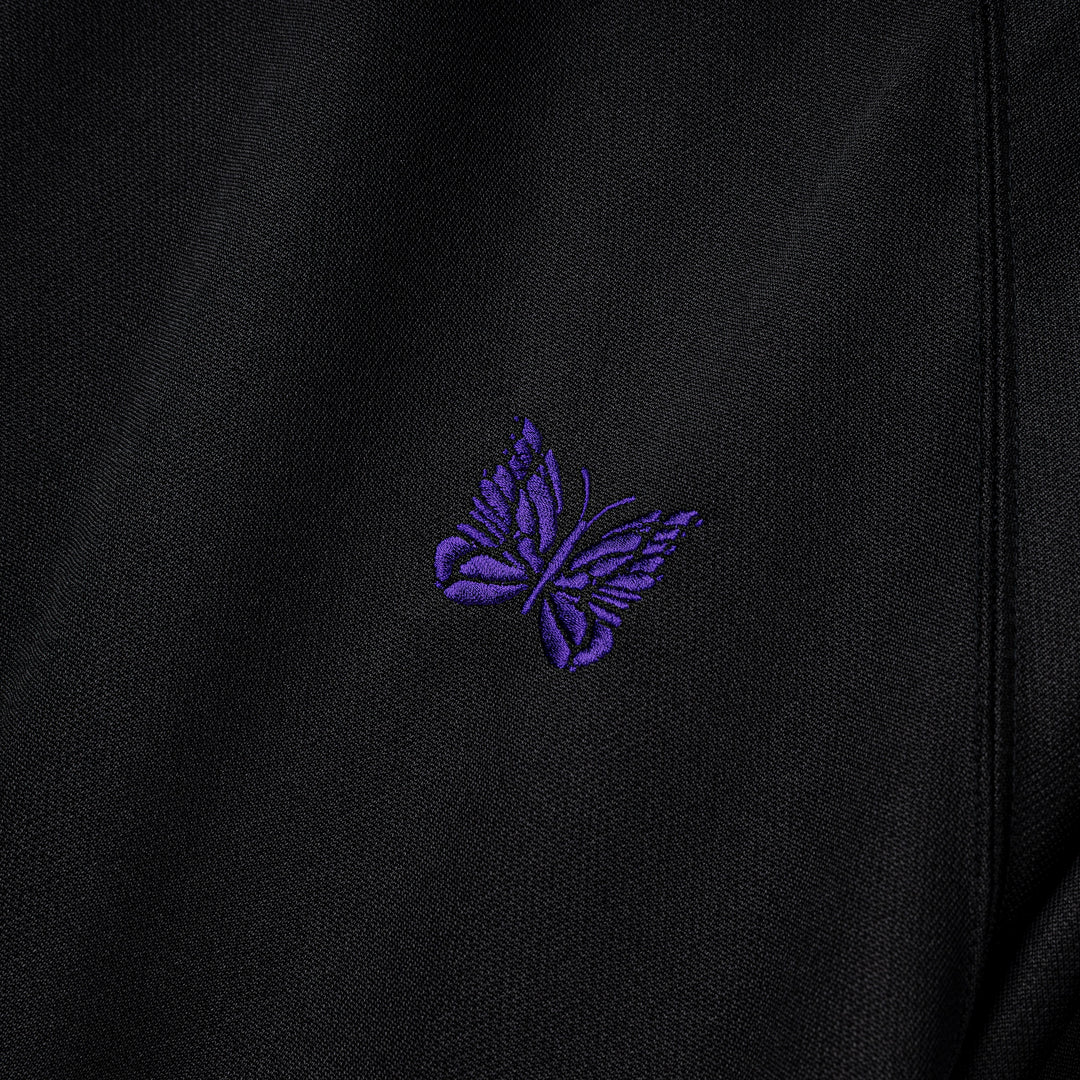 Poly Smooth Track Crewneck Shirt | Black
