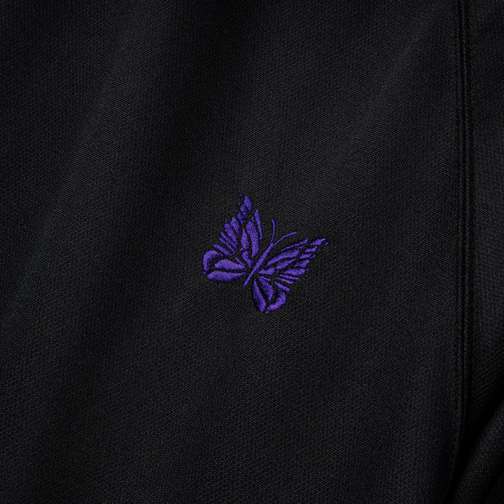 Poly Smooth Track Crewneck Shirt | Black