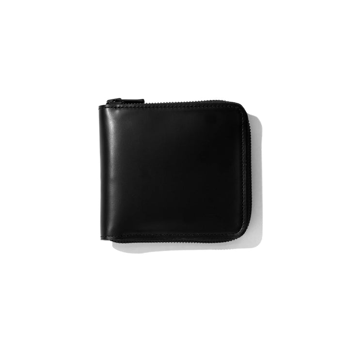 Steer Leather Single Wallet | Black