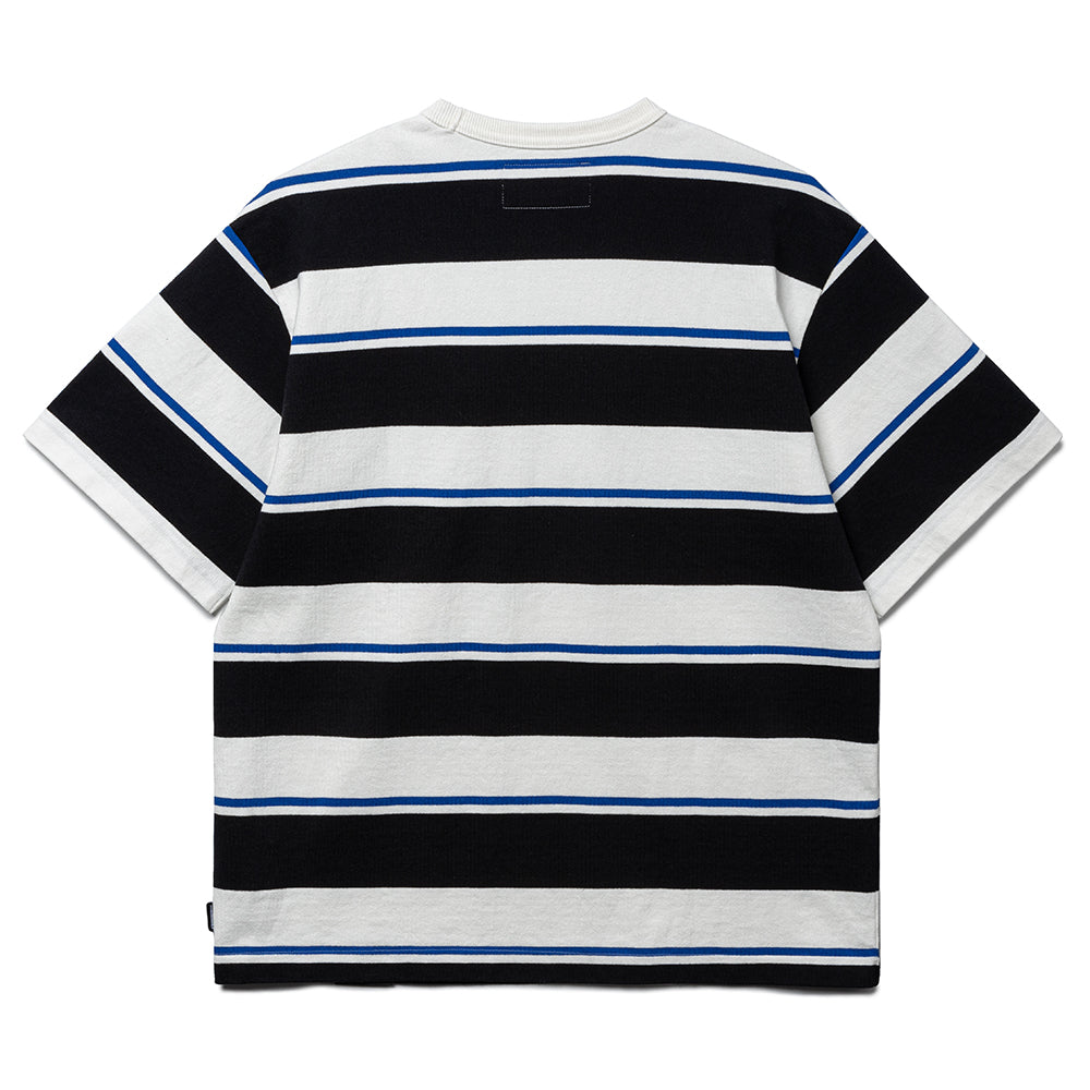 Border SS Crew Neck | White