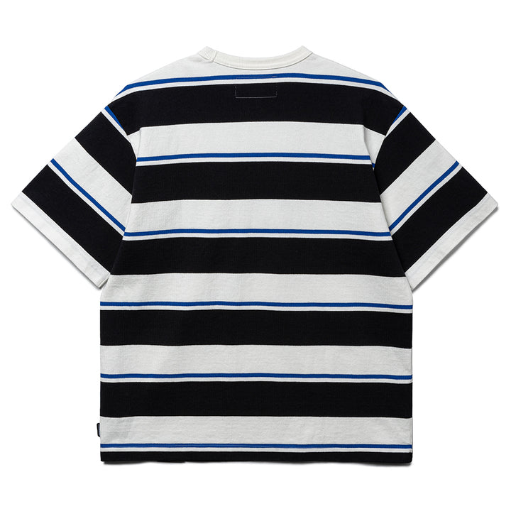 Border SS Crew Neck | White