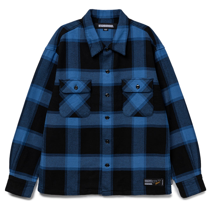 Buffalo LS Check Shirt | Blue