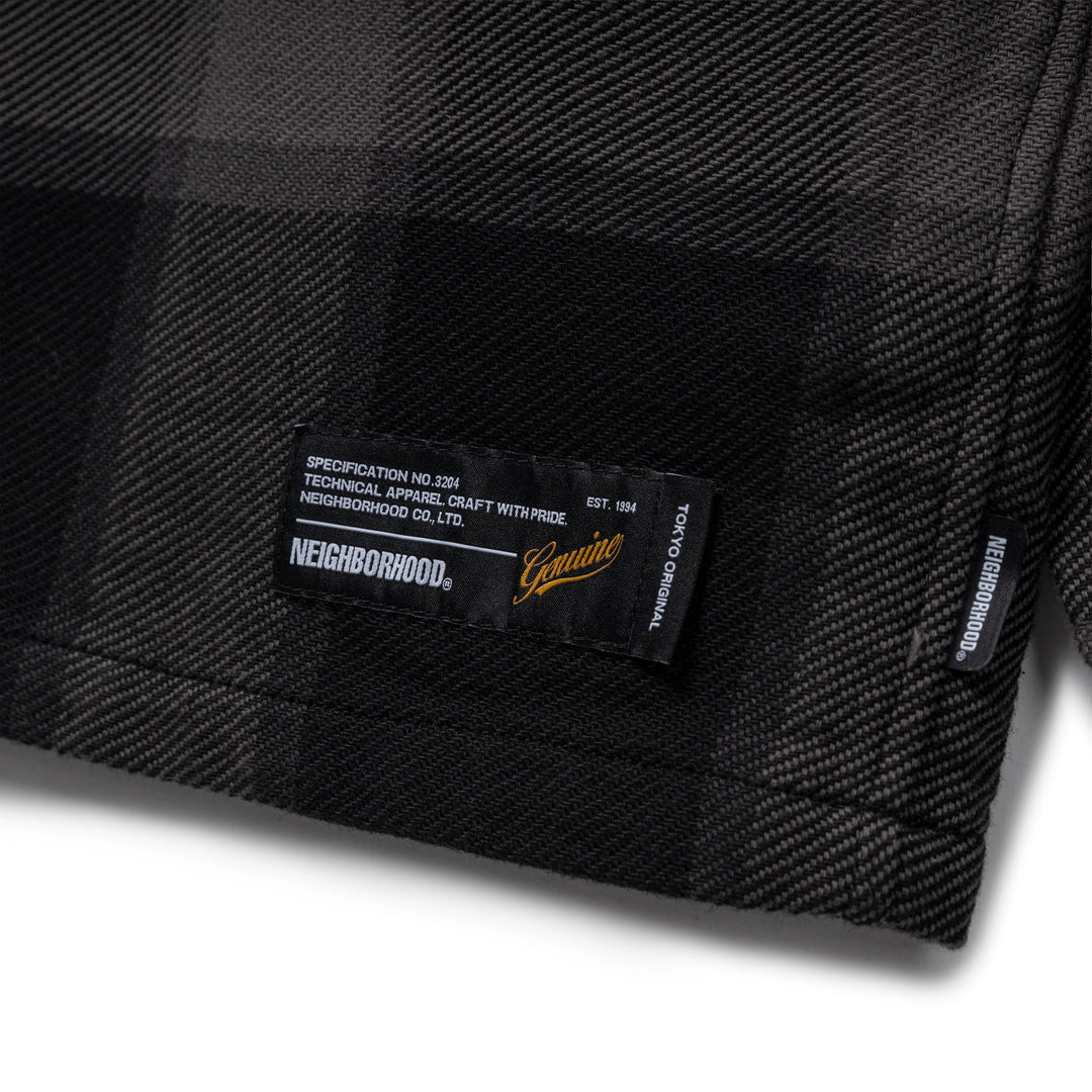 Neighborhood Buffalo LS Check Shirt | Grey Neighborhood Buffalo LS Check Shirt | Grey