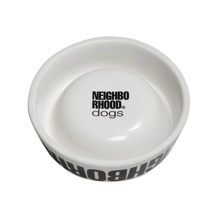 CI Dog Bowl | White