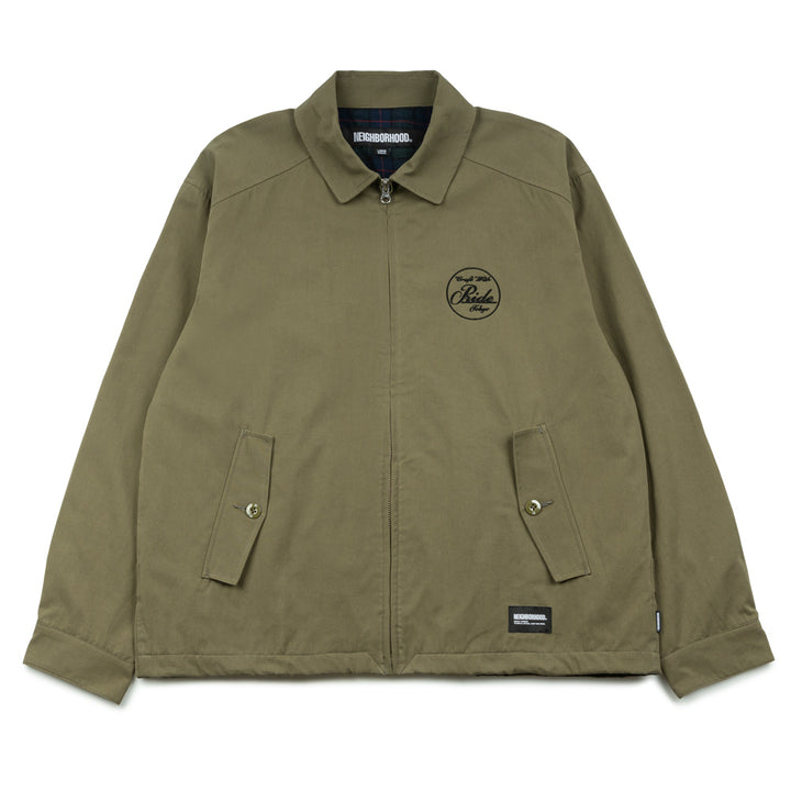 Check Liner Work Jacket | Olive Drab