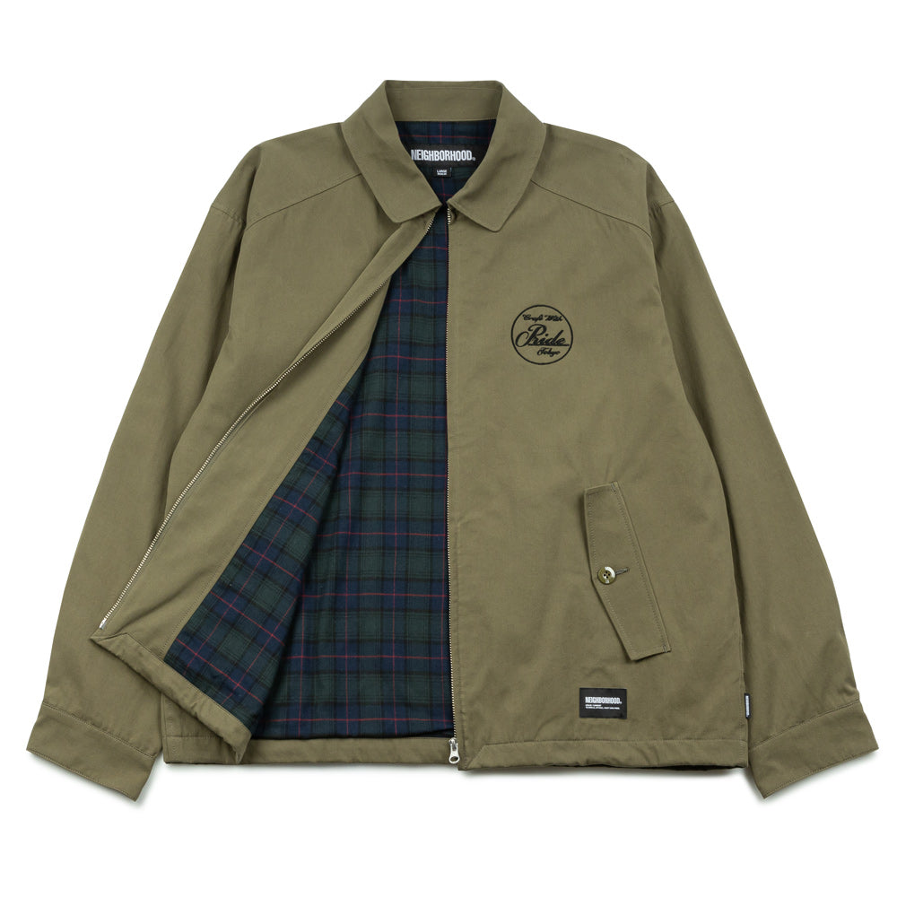 Check Liner Work Jacket | Olive Drab