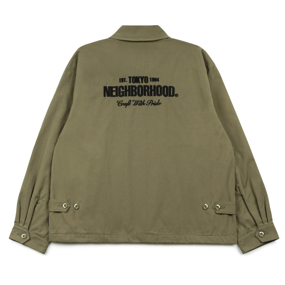 Check Liner Work Jacket | Olive Drab