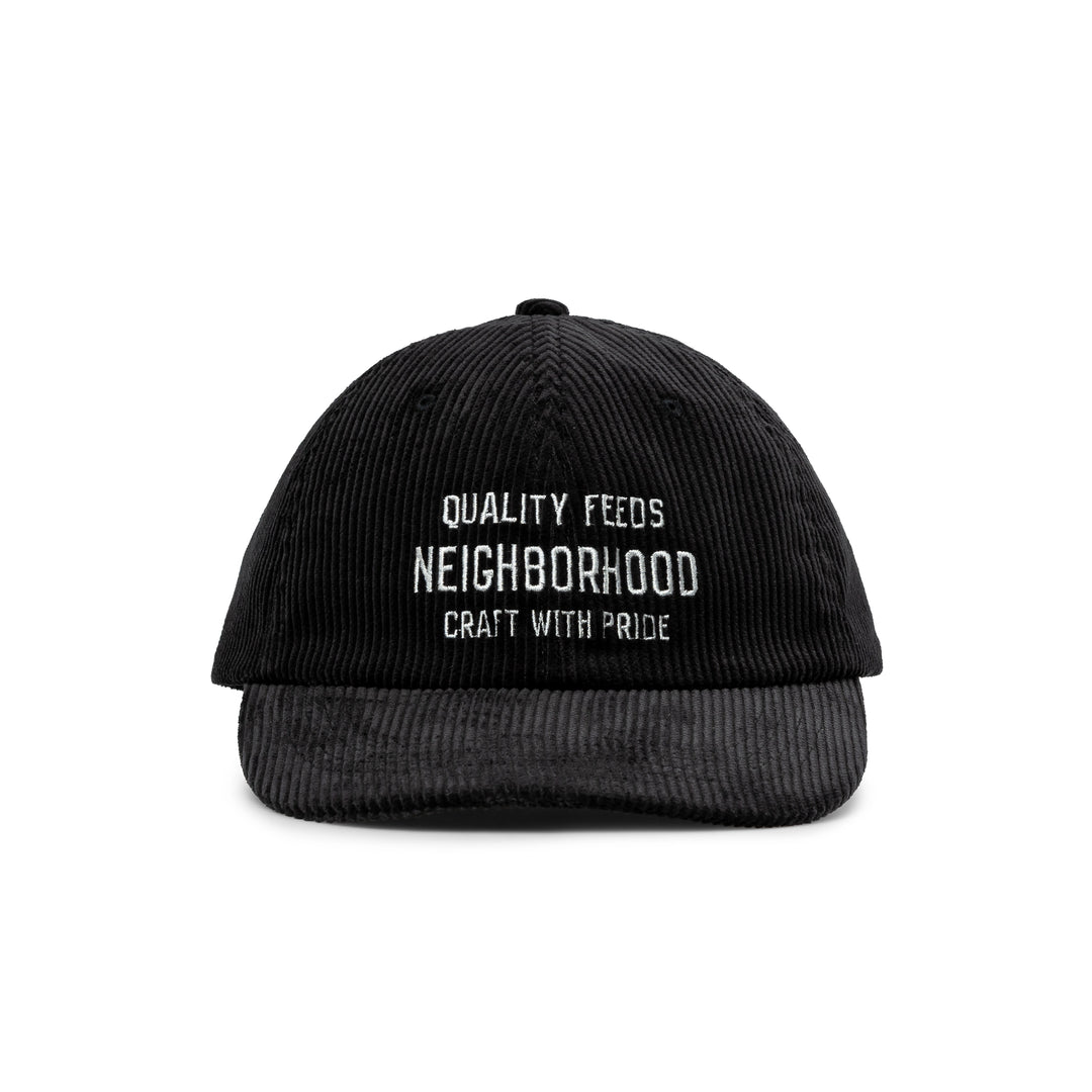 Neighborhood Corduroy Dad Cap | Black Neighborhood Corduroy Dad Cap | Black
