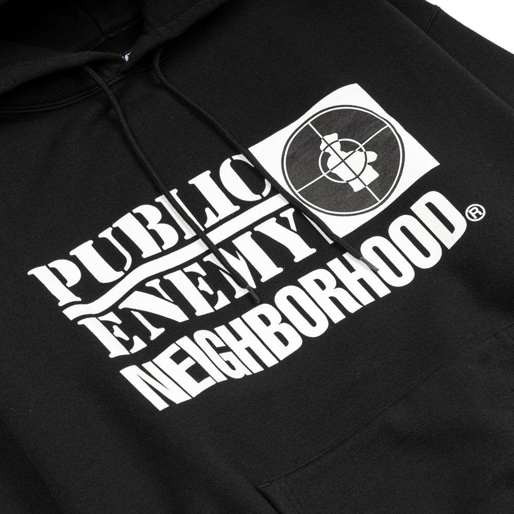 NH. X Public Enemy. LS Sweatparka | Black
