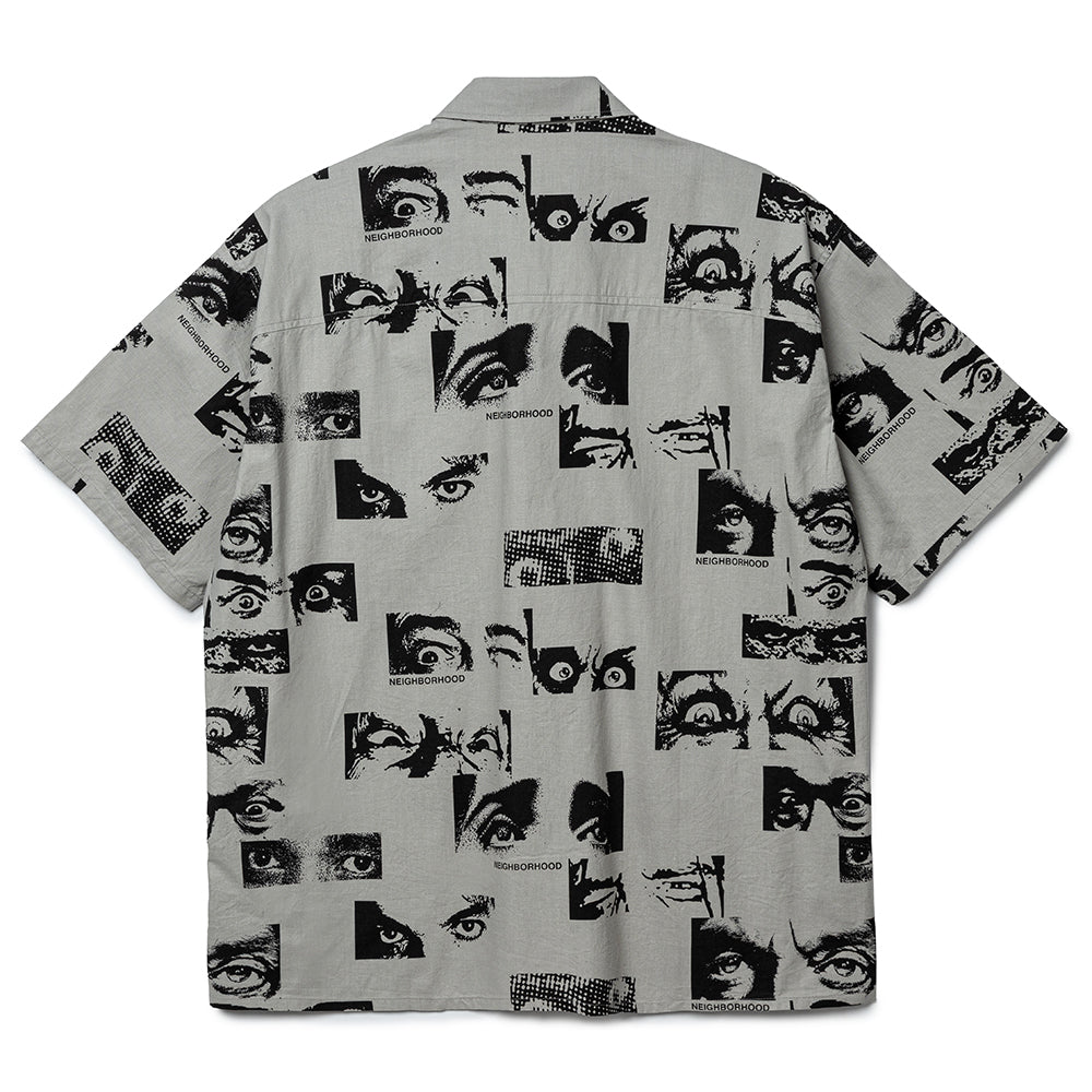 Eyes Pattern Shirt | Gray