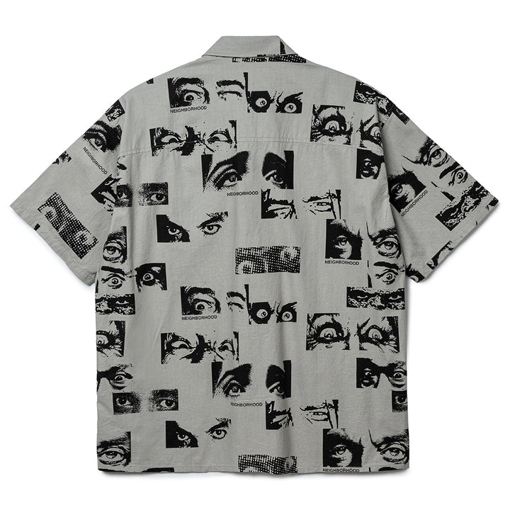 Eyes Pattern Shirt | Gray