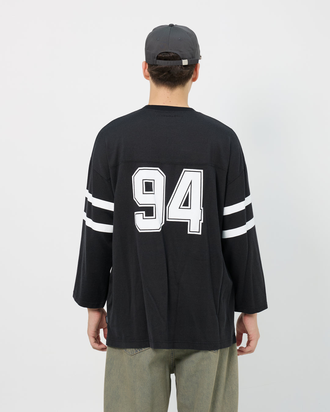 Football L/S Tee | Black