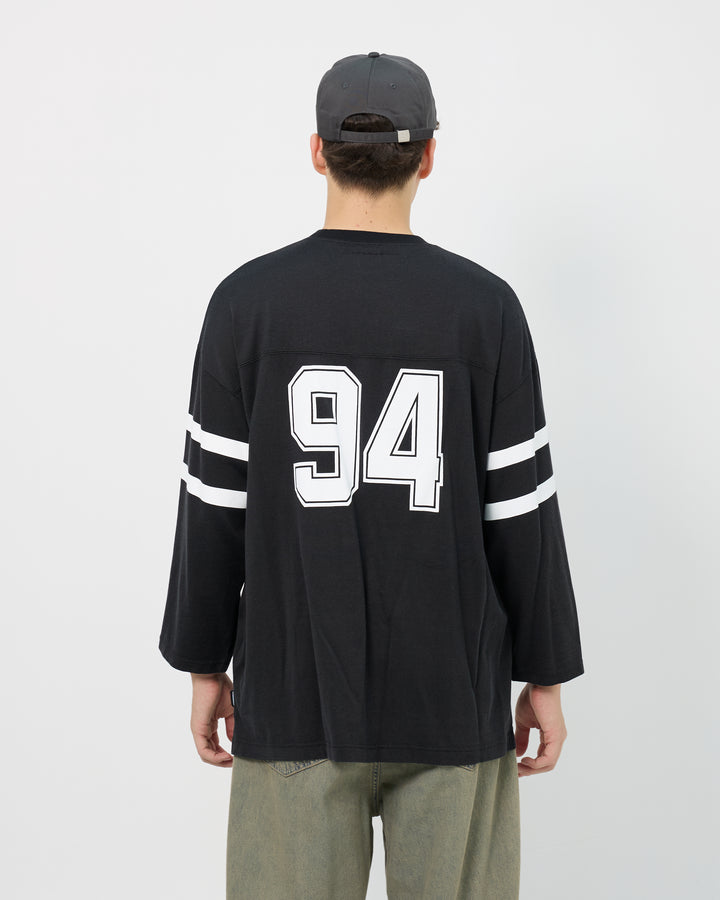 Football L/S Tee | Black