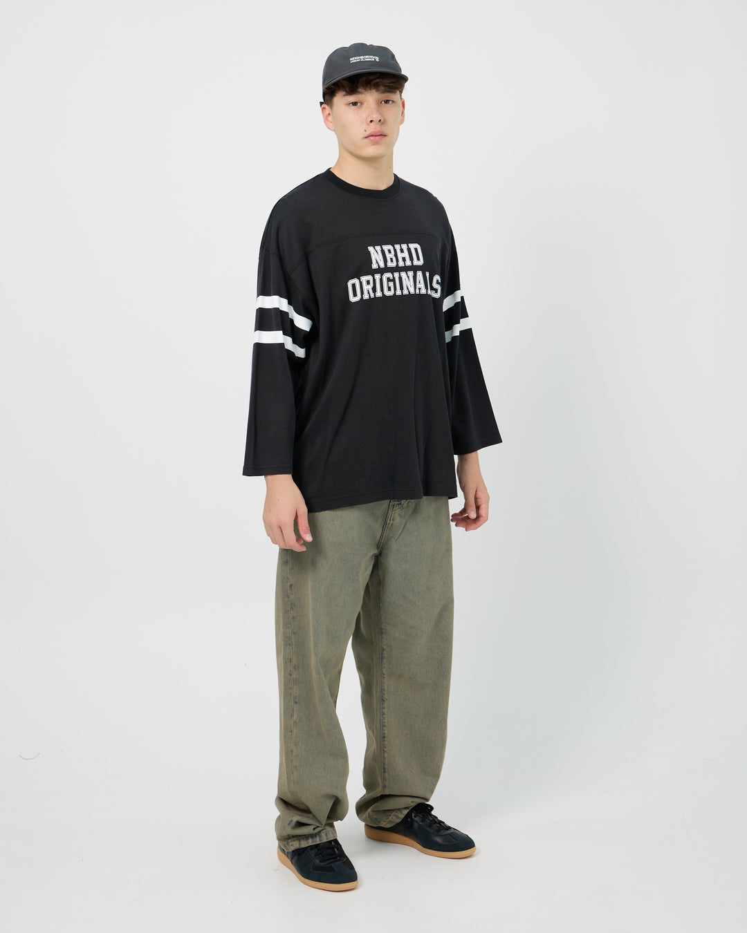 Football L/S Tee | Black