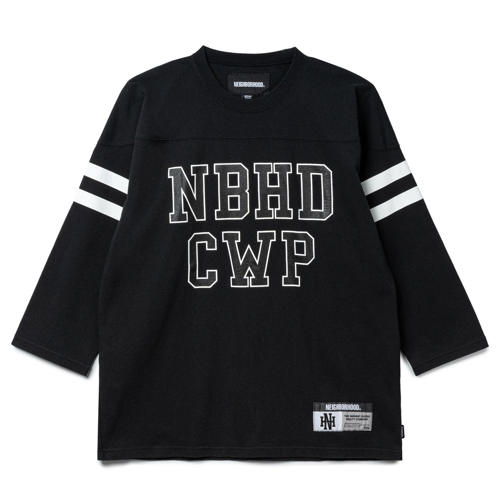 26SS 新品未使用NEIGHBORHOOD FOOTBALL SHIRT LS Neighborhood Football Shirt LS | Black